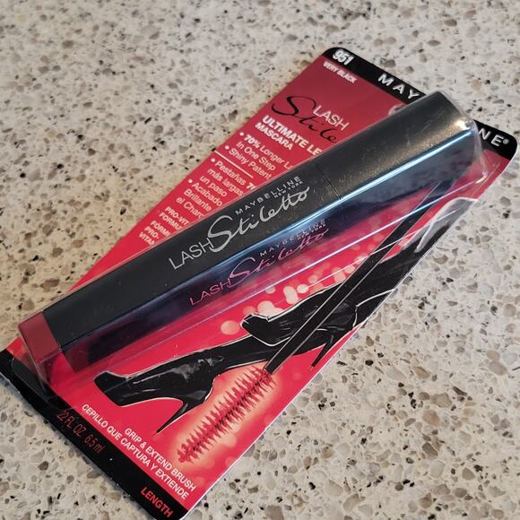Maybelline Lash Stilleto Ultimate Length Mascara #951 VERY BLACK✨️NEW - Picture 7 of 8